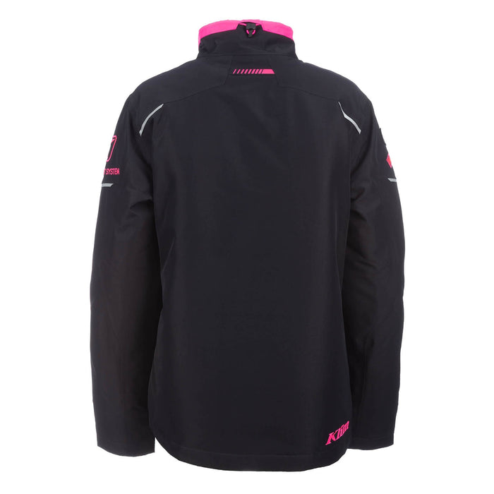 KLIM WOMEN'S FLARE JACKET 2025 in Black - Pink Glo