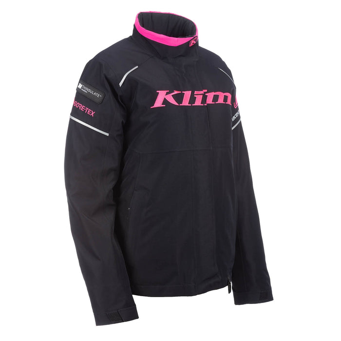 KLIM WOMEN'S FLARE JACKET 2025 in Black - Pink Glo