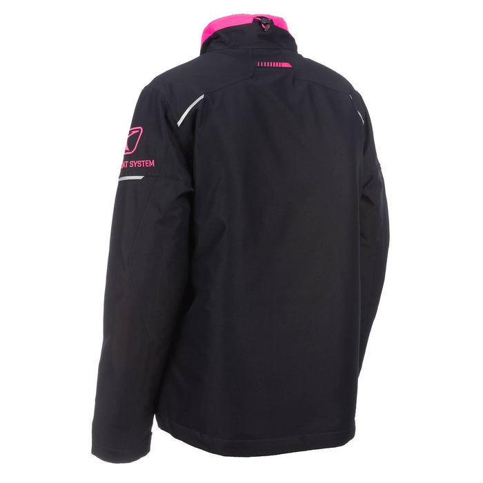 KLIM WOMEN'S FLARE JACKET 2025 in Black - Pink Glo