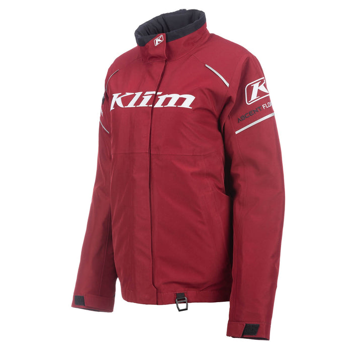 KLIM WOMEN'S FLARE JACKET 2025 in Cabernet - High-rise