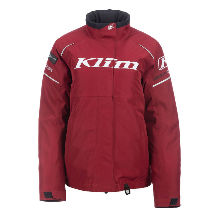KLIM WOMEN'S FLARE JACKET 2025 in Cabernet - High-rise
