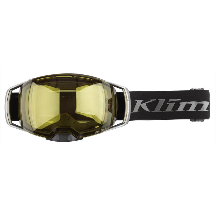 KLIM Aeon Snow Goggles in Black Comfort Yellow Tint