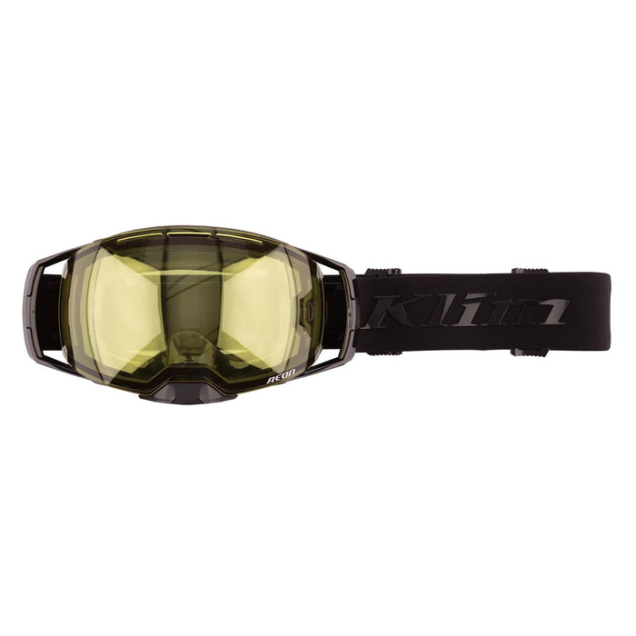 Klim Aeon Tech Snow Goggles in Tech Black Light Yellow Tint 2025