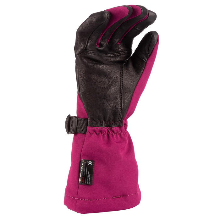 Klim Radiate Gauntlet Gloves in Magenta Purple - Pink Glo