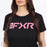 FXR WOMEN'S MITERED PREMIUM T-SHIRT in Black/Dusty Rose