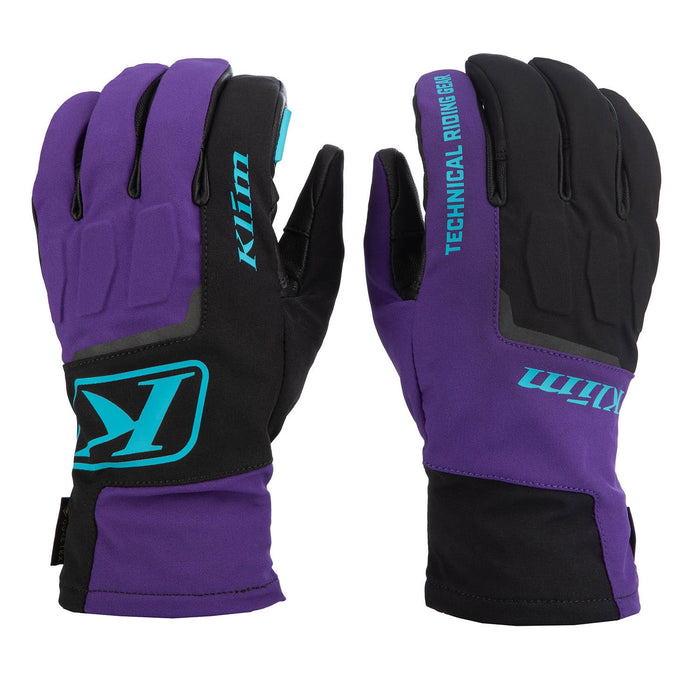 KLIM SPOOLGLOVES 2025 in Heliotrope - Scuba Blue