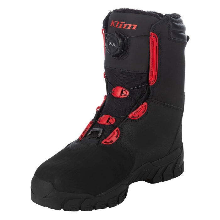 KLIM FORCE GTX BOA BOOT 2025 in Black - Fiery Red