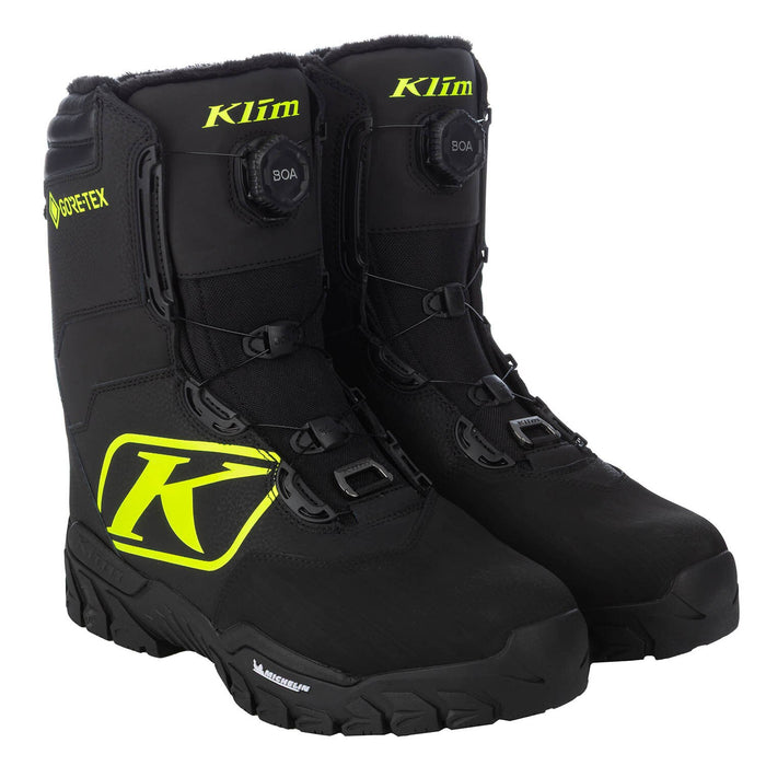 KLIM FORCE GTX BOA BOOT 2025 in Black - Hi-Vis