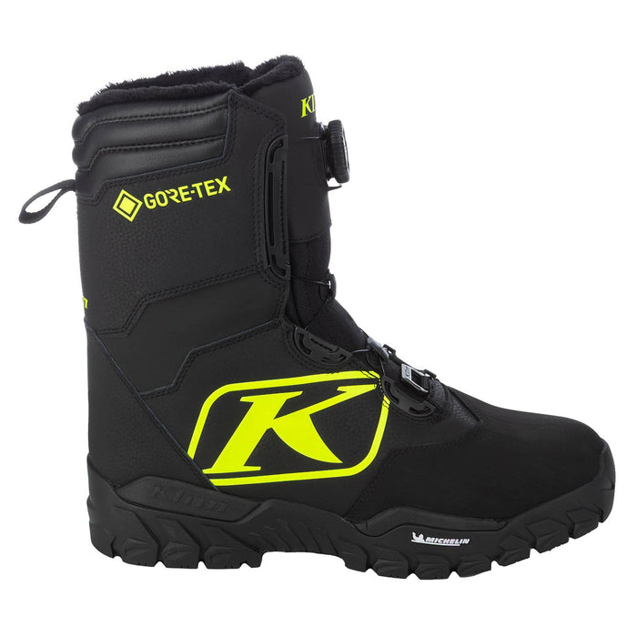 KLIM FORCE GTX BOA BOOT 2025 in Black - Hi-Vis