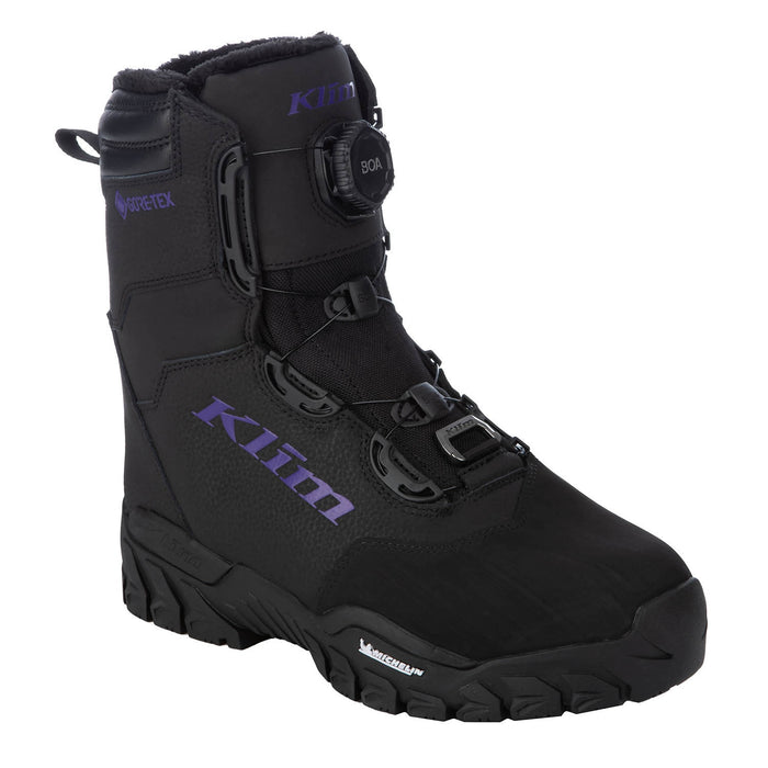 KLIM FIERCE GTX BOA BOOT 2025 in Black - Heliotrope