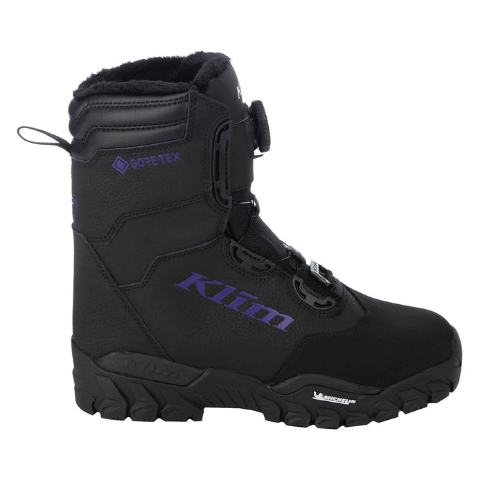 KLIM FIERCE GTX BOA BOOT 2025 in Black - Heliotrope