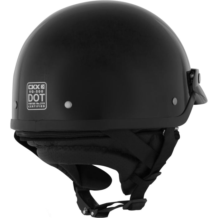 CKX VG500 SOLID HELMET 2025 - Glossy Black