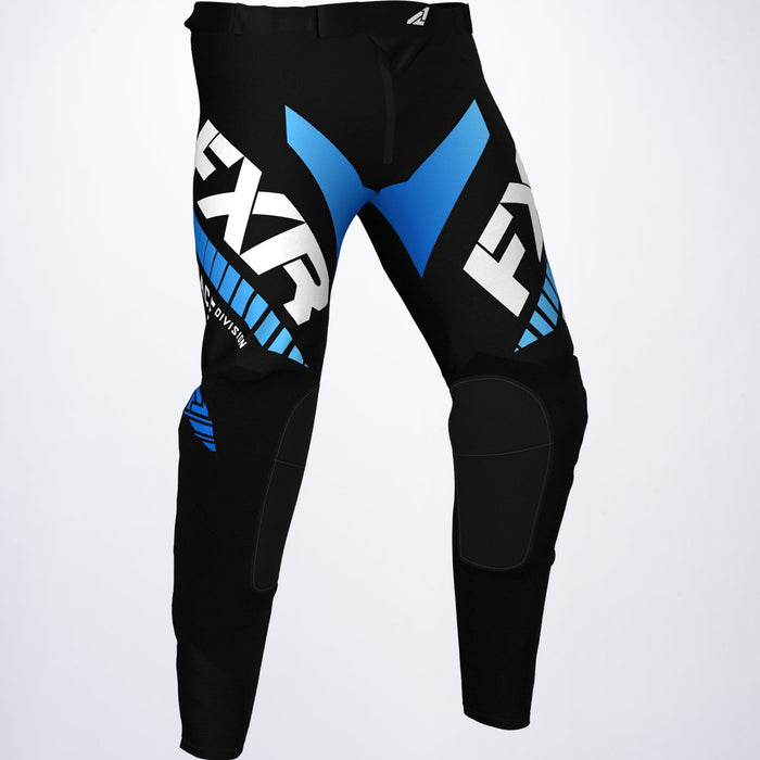 Revo Youth Pants in Black/Blue - Front 