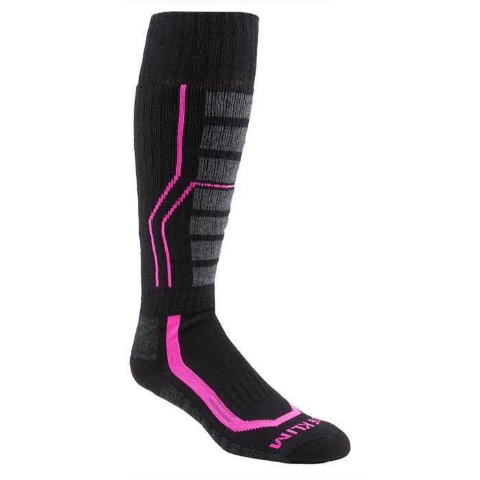 KLIM Solstice Sock 2.0 in Black - Pink Glo