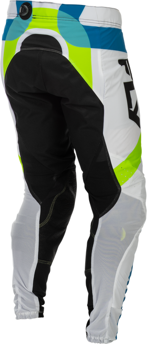 FLY RACING LITE LE CURRENT YOUTH PANTS 2026 in White/Lime/Black