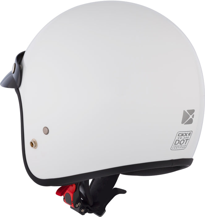 CKX VG200 SOLID HELMET 2025 - Glossy White