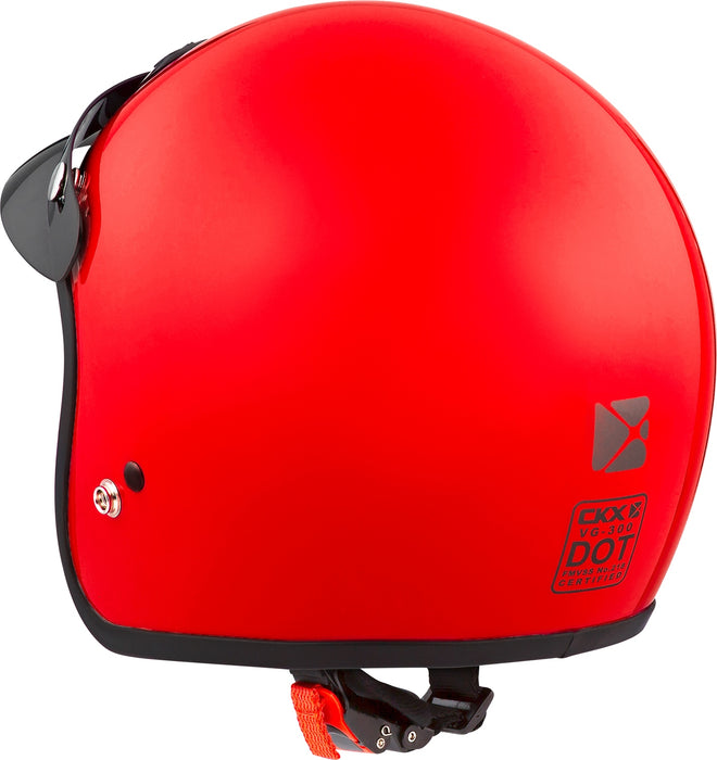 CKX VG200 SOLID YOUTH HELMET 2025 - \Glossy Red