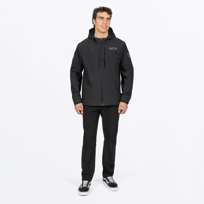 FXR STRONGHOLD TECH-SHELL JACKET in Black