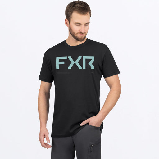FXR HYDROGEN PREMIUM T-SHIRT 2025 in Black/Bermuda