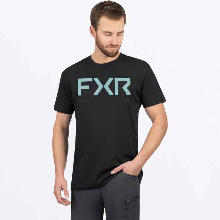 FXR HYDROGEN PREMIUM T-SHIRT 2025 in Black/Bermuda