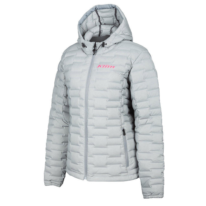 Klim Women's Luna Jacket in  Monument Gray - Knockout Pink - 2021