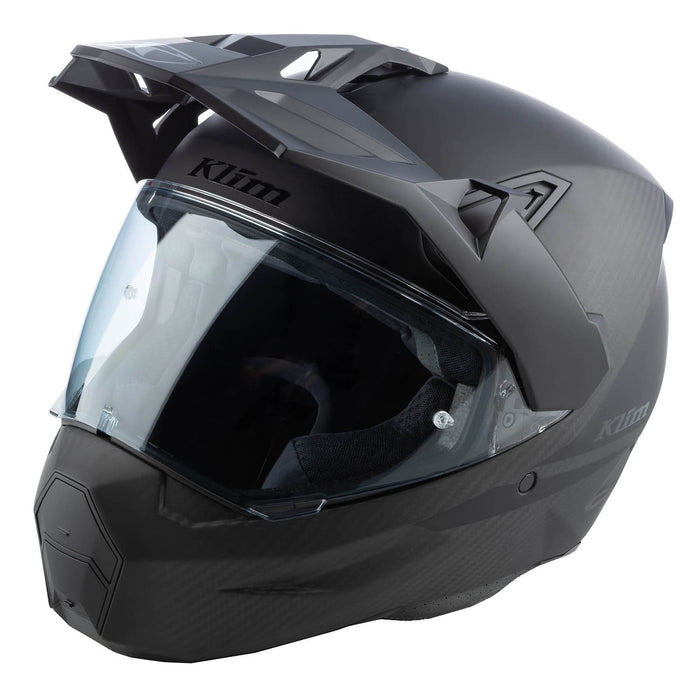 KLIM X1 ALPHA SOLID HELMET - ECE/DOT 2025 in Carbon Matte Black