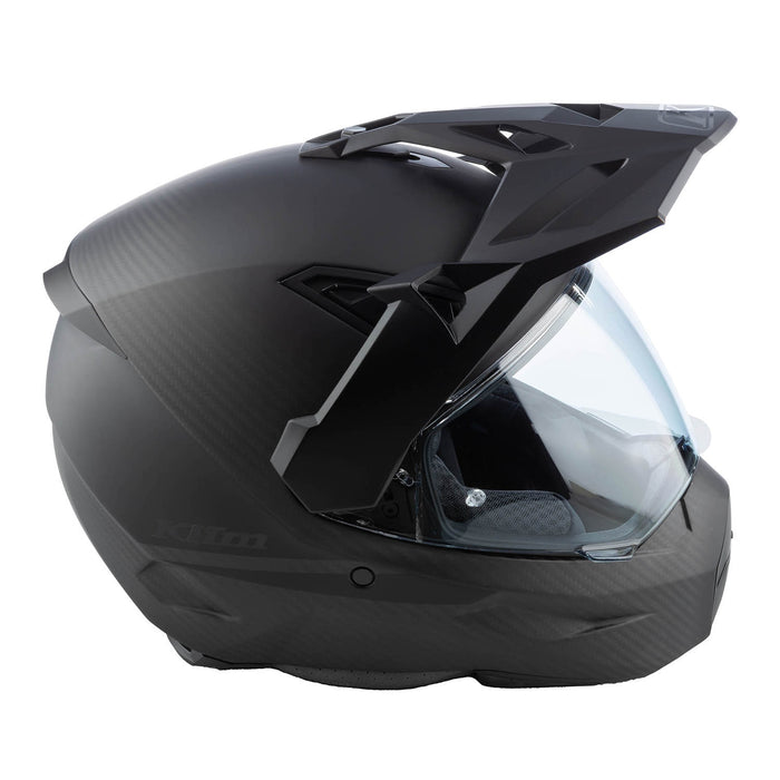 KLIM X1 ALPHA SOLID HELMET - ECE/DOT 2025 in Carbon Matte Black