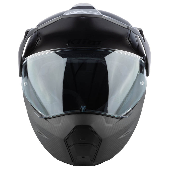 KLIM X1 ALPHA SOLID HELMET - ECE/DOT 2025 in Carbon Matte Black