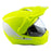 KLIM X1 ALPHA SOLID HELMET - ECE/DOT 2025 in Gloss Hi-Vis - White