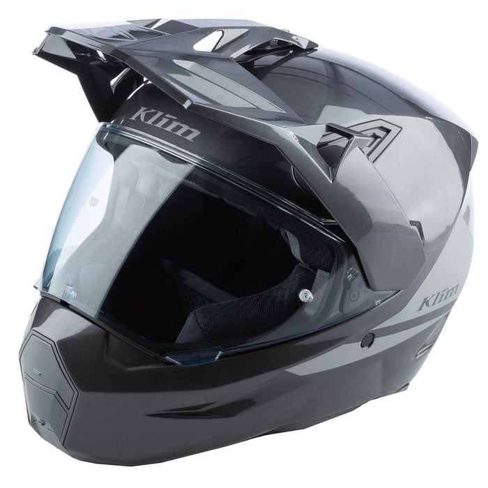 KLIM X1 ALPHA SOLID HELMET - ECE/DOT 2025 in Gloss Metallic Asphalt - Monument