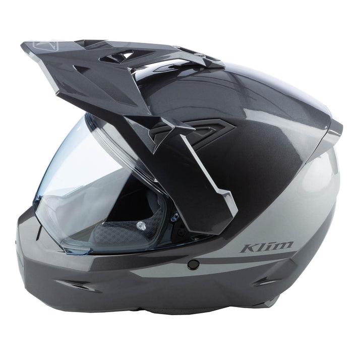 KLIM X1 ALPHA SOLID HELMET - ECE/DOT 2025 in Gloss Metallic Asphalt - Monument