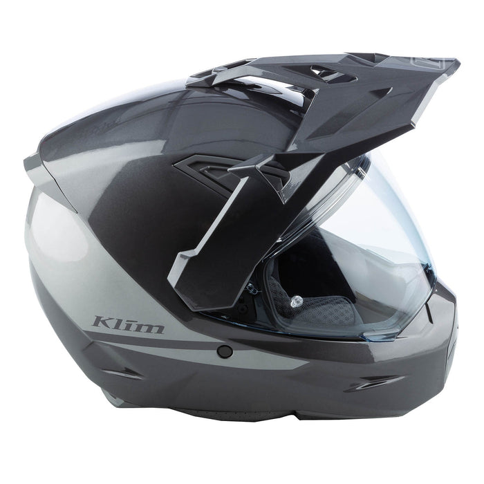 KLIM X1 ALPHA SOLID HELMET - ECE/DOT 2025 in Gloss Metallic Asphalt - Monument