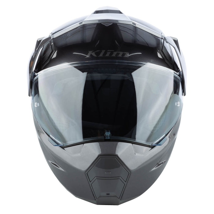 KLIM X1 ALPHA SOLID HELMET - ECE/DOT 2025 in Gloss Metallic Asphalt - Monument