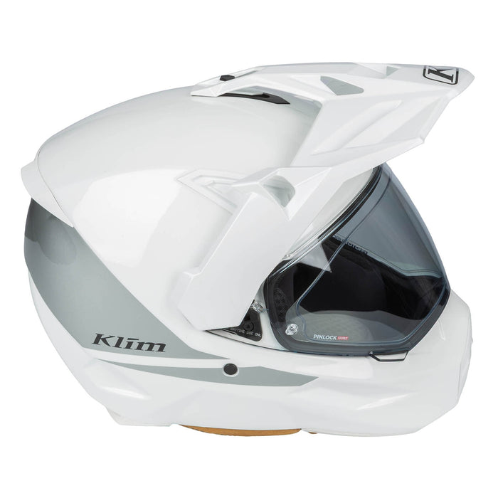 KLIM X1 ALPHA SOLID HELMET - ECE/DOT 2025 in Gloss White - High Rise