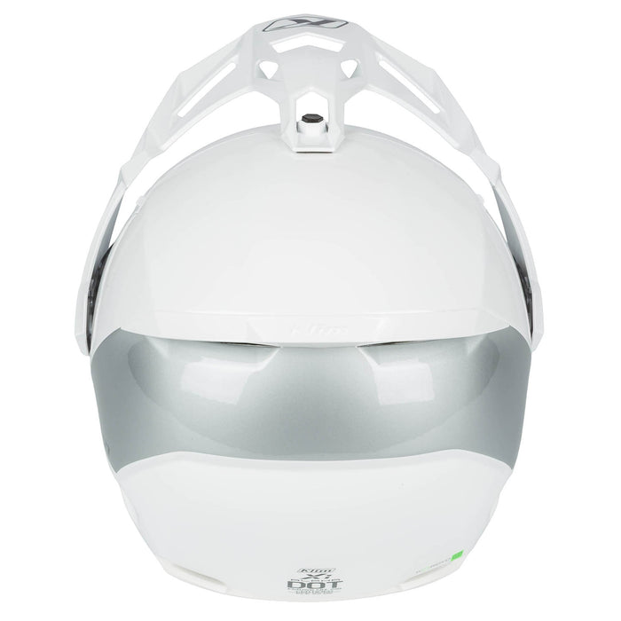 KLIM X1 ALPHA SOLID HELMET - ECE/DOT 2025 in Gloss White - High Rise