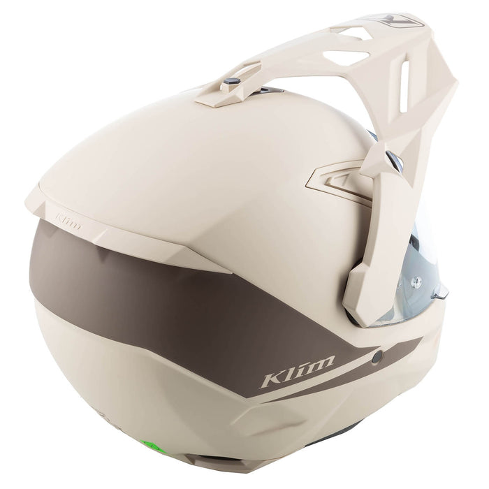 KLIM X1 ALPHA SOLID HELMET - ECE/DOT 2025 in Matte Peyote - Teak