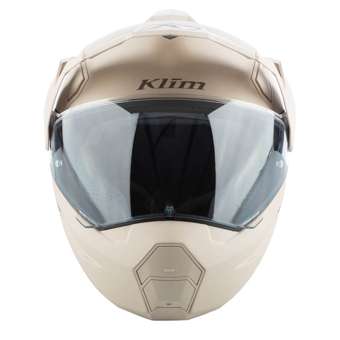 KLIM X1 ALPHA SOLID HELMET - ECE/DOT 2025 in Matte Peyote - Teak