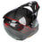 KLIM X1 ALPHA QUANTA HELMET - ECE/DOT 2025 in Gloss Black - Fiery Red