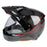 KLIM X1 ALPHA QUANTA HELMET - ECE/DOT 2025 in Gloss Black - Fiery Red