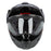 KLIM X1 ALPHA QUANTA HELMET - ECE/DOT 2025 in Gloss Black - Fiery Red