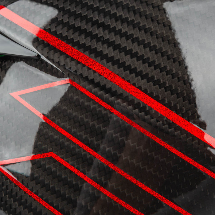 KLIM X1 ALPHA QUANTA HELMET - ECE/DOT 2025 in Gloss Black - Fiery Red