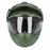 KLIM X1 ALPHA QUANTA HELMET - ECE/DOT 2025 in Matte Rifle Green - Oil Green