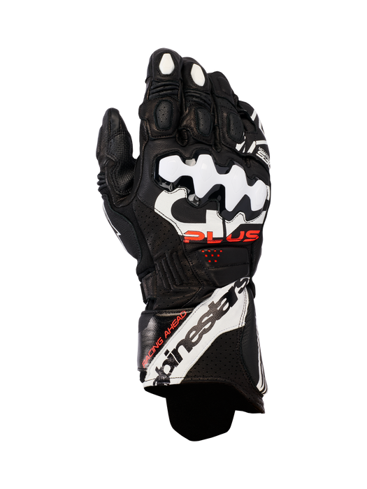 ALPINESTARS GP PLUS R V3 LEATHER GLOVES 2026 in Black/White
