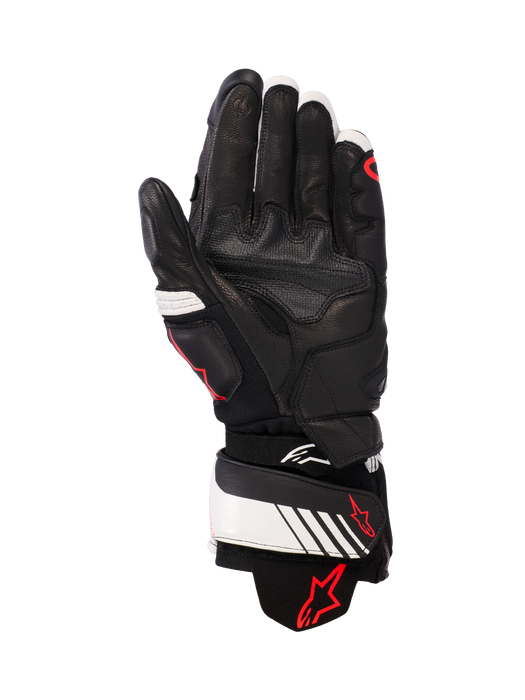 ALPINESTARS GP PLUS R V3 LEATHER GLOVES 2026 in Black/White/Bright Red