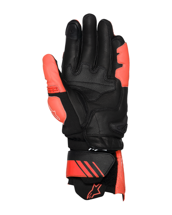 ALPINESTARS GP PLUS R V3 LEATHER GLOVES 2026 in Bright Red/Fluo Red