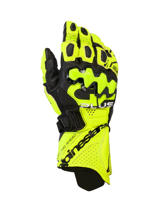 ALPINESTARS GP PLUS R V3 LEATHER GLOVES 2026 in Fluo Yellow/Black