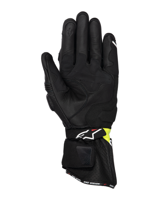 ALPINESTARS SP-3 GLOVES 2026 in Black/Fluo Yellow/White