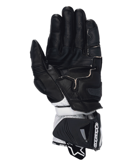 ALPINESTARS GP PRO R4 GLOVES 2025 in Black/Fluo Red/White