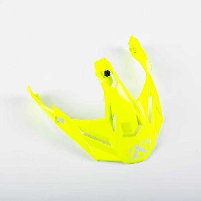 KLIM X1 PEAK VISOR in Gloss Hi-Vis - White