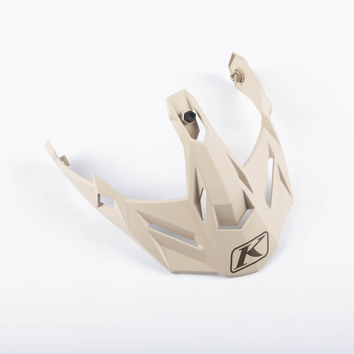KLIM X1 PEAK VISOR in Matte Peyote - Teak